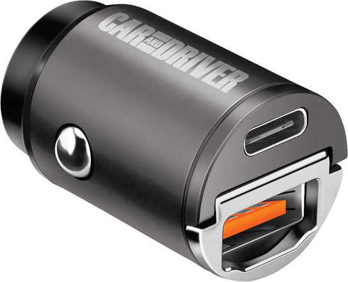 Car and Driver USB C Car Charger Adapter | Dual USB Car Charger, Cigarette Lighter USB Charger | Galaxy, iPad, iPhone Car Charger & More, USB-C Po...