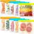 Qinline Reusable Food Storage Bags - 10 Pack Dishwasher Safe Freezer Bags, BPA Free Reusable Bags Silicone, Leakproof Reusable Lunch Bag for Salad...