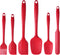 MaxDare Silicone Spatulas and Spoon Set, One-Piece Design Heat Resistant Dishwasher Safe Kitchen Utensil for Baking Cooking Stirring, Non Stick BP...