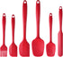 MaxDare Silicone Spatulas and Spoon Set, One-Piece Design Heat Resistant Dishwasher Safe Kitchen Utensil for Baking Cooking Stirring, Non Stick BP...