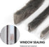 16 Ft (5m) 196 Inch Sliding sash Windows Doors Tape Pile Draught excluder Brush Seal Strip weatherstrip 7mm x 6mm (7/24 1/4 Inch, Gray)...
