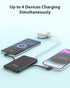TG90° Power Bank Portable Phone Charger, 5000mAh Lightweight Battery Pack with Built-in AC Wall Plug and Cables, Ultra Mini Battery Charger Compat...