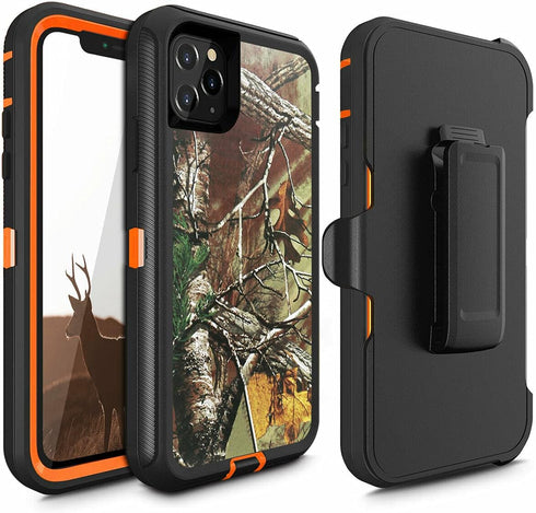 Defender Case Designed for iPhone 12 Pro Max, Protective Defender Shockproof Hybrid Case Dual Layer Design Hard Cover Compatible with iPhone 12 Pr...