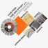 KSEIBI 642245 Diamond Cutting Wheel T Type (3)...