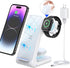 Wireless Charging Station, 3 in 1 Wireless Charger Stand, Fast Wireless Charging (White)......