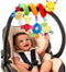 FPVERA Spiral Car Seat & Stroller Activity Toy - Baby Sensory Toys Soft Hanging Toys for Babies 0-12 Months Boys Girls Carseat Crib Stroller, with...
