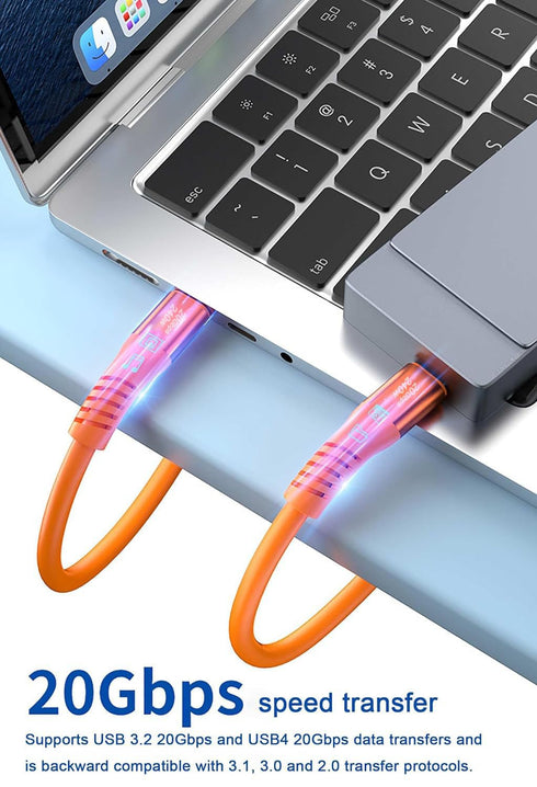 240W USB C to USB C Cable Silicone 6.6FT, USB 3.2 Gen 2 Fast Charging Cable 20Gbps Data Transfer 4K Video Compatible with iPhone 15 Pro Max, iPad,...