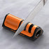 Orange Ninja Mini Knife Sharpener - Coarse & Fine Knife Sharpener, Knife Sharpening System- Knife Sharpeners for Kitchen Knives, Pocket Kitchen Kn...