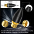 8PCS Black Rubber Air Tool For Air Nozzle Tip, Blow Gun Rubber Tip For Air Tool, Parts Air Nozzle For Air Blow Guns Tool For Air Tool Parts & Acce...