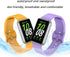 No Gap Silicone Band Compatible with Samsung Galaxy FIT3 1.6in, Sport Fitness Straps for Samsung Galaxy FIT 3 for Women Men...
