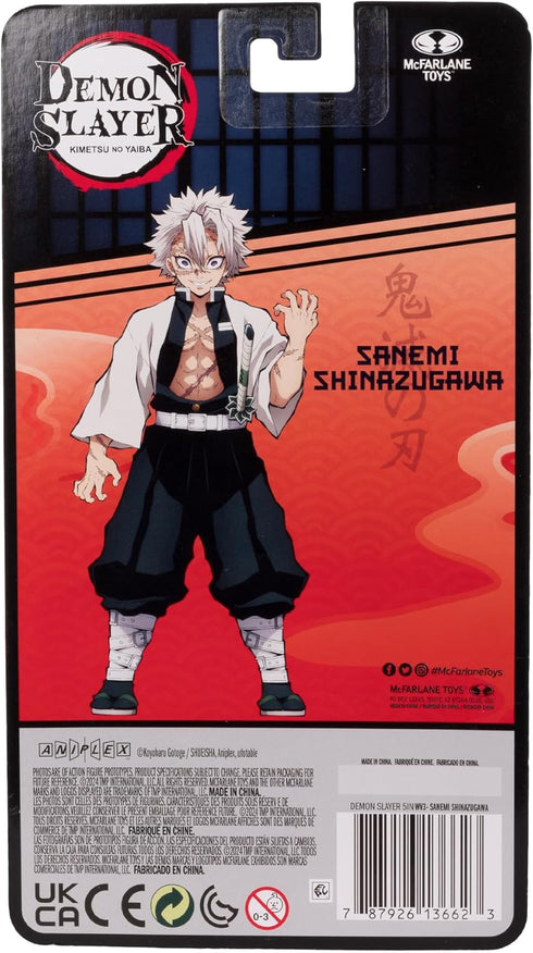 McFarlane Toys - Demon Slayer Sanemi Shinazugawa 5in Action Figure...