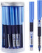 16 Pack Liquid Ink Rollerball Pens, Blue Pens CS Fine Point with 0.5mm Blue Ink, Smooth Writing Bulk Pens, and Office Supplies...