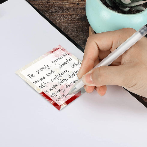 WAVEYU Cute 8 Pads Sticky Notes, Self Stick Notes Pads Adhesive Sticky Notes 3''x3'' Sticky Notes, Easy to Post for Home, Office, School, Notebook...