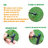 Drip Irrigation Emitters for 1/4" Drip Tubing,5.5" Stake with Adjustable Automatic Irrigation Drippers for (4-7mm) Garden Watering System. (50pcs-...