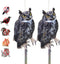 Bird Scarers for Garden, 2Pack Fake Owls to Keep Birds Away Bird Reflective Devices Double Sided Bird Reflectors to Keep Birds Away from Garden Pa...