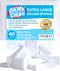 (40 Pack) Extra Large Eraser Sponge - Extra Thick, Long Lasting, Premium Melamine Sponges in Bulk - Multi Surface Power Scrubber Foam Cleaning Pad...