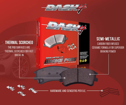 MD632 EDGE Premium Semi-Metallic Brake Pad...