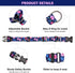 Martingale Collar for Dogs, Adjustable Soft Nylon Dog Collars with Special Design Cute Patterns for Small Medium Large Dog...