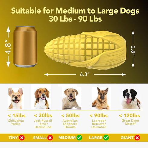 Dog Chew Toys for Aggressive Chewers,Idestructible Tough Durable Squeaky Interactive Dog Toys?Durable Dog Teeth Cleaning Toy for Medium Large Bree...
