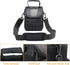 FOSOTO Waterproof (with Rain Cover) Black Camera Case Bag Compatible for Canon EOS M10 M6 M2 Mrak II M50 M100 Rebel T3i T4i T5 SL1, Nikon P600 D33...
