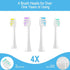 Sonic Rechargeable Electric Toothbrush for Adults Kids, 48,000VPM Rechargeable Toothbrushes with Normal, Sensitive, Massage Modes, 4 Replacement B...