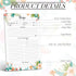 50 Sheets Recipe Paper Full Size Recipe Refill Pages 8.5 x 11 Inch Recipe Cards for Recipe Binder Book...