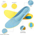 Shoes Inserts Memory Foam Insoles Shock Absorption Pain Relief Plantar Fasciitis Arch Supports Breathable PU Sports Feet Insoles for Men Women and...