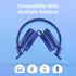 POWMEE P10 Kids Stereo Headphones with Microphone for Children Boys Girls,Adjustable 85dB/94dB Volume Control Foldable On-Ear Headphone for School...