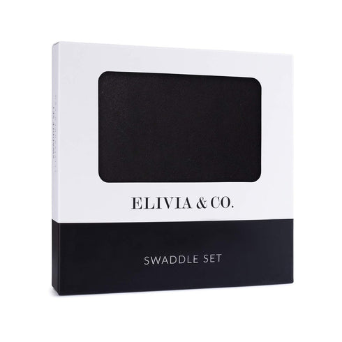 ELIVIA & CO. Swaddle Blanket & Hat Set 47" x 47" for Newborn, Infant, and Toddler - Baby Swaddle Wrap and Hat Receiving Baby Blanket Sleep Sack Sw...