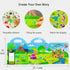 Reusable Sticker Books for Kids, Travel Removable Toddler Dinosaur Sticker Books for 3 4 5 Year Old Girls Boys Birthday Gifts Educational Learning...