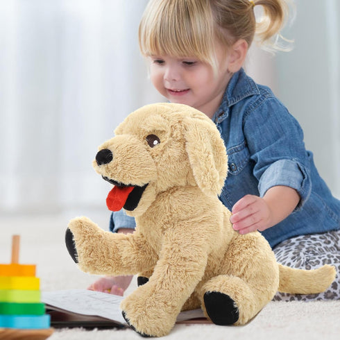 Dog Stuffed Animal Large Puppy Plush Golden Retriever Hugging Pillow for Kids Girlfriend Dogs, Gift for Birthday Christmas Valentine's Day Hallowe...