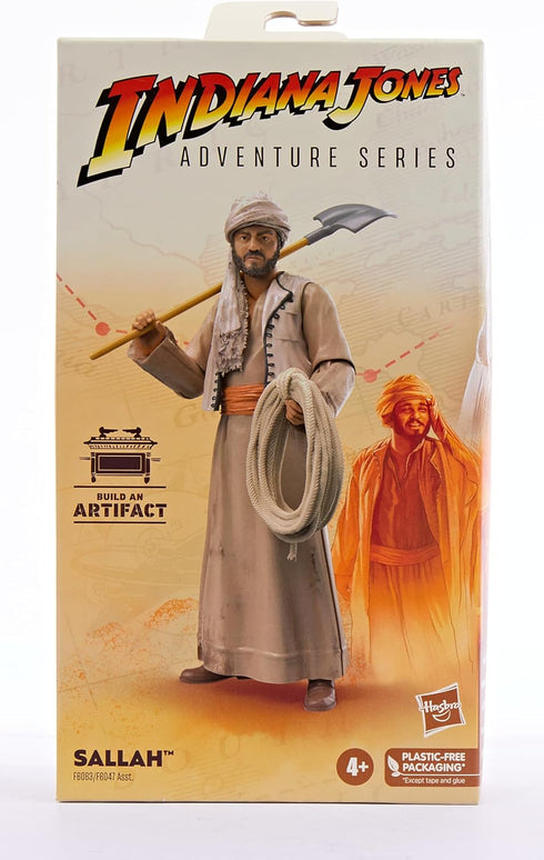 Indiana Jones and The Raiders of The Lost Ark Adventure Series Sallah Toy, 6-inch Action Figures, Kids Ages 4 and Up...