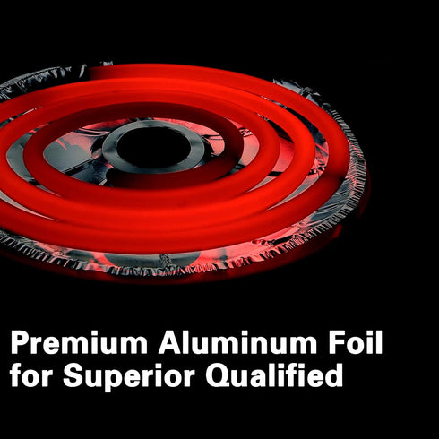 60 Pcs Electric Stove Burner Covers, Disposable Aluminum Foil Drip Pan Liners, 6 inch and 8 inch Round Burner Liners Bibs to Keep Stove Top Clean from Oil and Food (30 Pcs 6 , 30 Pcs 8 )