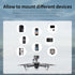 CAPART Camera Mount Expansion Bracket for DJI Air 3 Drone, with 1/4" Screw Hole, Cold Shoe Mount, Compatible DJI OSMO Action 4 3 Pocket 2 1 Insta3...