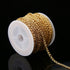 Shuaizhennuo Figaro Chain Link 32.8 Feet 304 Stainless Steel Bracelet Necklace Chain Spool in Bulk for DIY Men Women Jewelry Making with Lobster C...