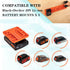 Crivnhar 5 Pack Battery Holder for Black+Decker 20V Battery Mounts Dock Holder Fit for LBXR20 LB20(w/10 Screws, No Battery)...