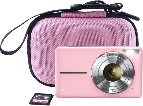 WERJIA Kids Camera Case for CAMKORY/VAHOIALD/Nsoela/IWEUKJLO/Lecran FHD 1080P Digital Camera for Kids with, and More Brands Kids Camera (Pink)...