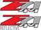 z71 4x4 Decals Reflective, for Silverado Z71 1500 2500 Gmc Sierra Suburban Stickers (2 Pack)...