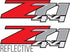 z71 4x4 Decals Reflective, for Silverado Z71 1500 2500 Gmc Sierra Suburban Stickers (2 Pack)...