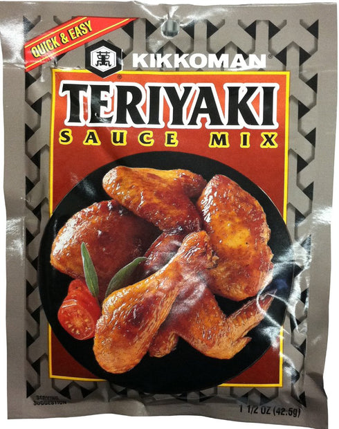 Kikkoman Asian TERIYAKI SAUCE Mix 1.5oz (4 pack)...