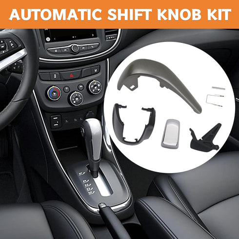 42539736 Gear Knob Lever Cover, Automatic Transmission Shifter Knob kit Compatible with Chevy Sonic Aveo 2012-2016, Trax 2015-2016 Replace 4253973...