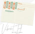 Retro Recipe Cards from Dashleigh, 48 Cards, 4x6 inches, The Gift Collection, Blank, Water-Resistant and Double-Sided...