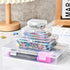 7 Pack Mixed Sizes Rectangular Mini Plastic Containers Clear Plastic Storage Boxes with Hinged Lids Empty Beads Organizers for Small Items Art Cra...