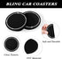 9 Pieces Fluffy Steering Wheel Covers Set, YSLSLOO Furry Steering Wheel Cover for Women Fashion Steering Wheel Cover Soft Steering Wheel Protector...