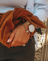 Wristology 29 Options - Maxi Leather Band Roman Numerals Boyfriend Watch - Interchangeable Genuine Leather Strap - Large Easy to Read Analog Face ...