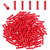 120pcs Red Butt Splice Crimp Connectors, (22-16) AWG Insulated Electrical Wire Crimp Connectors, Butt Splice Terminals, 12-10 Gauge Red Butt Conne...
