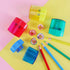 KIDMEN 2 Holes Pencil Sharpener,Pencil Sharpener for Kids,Pencil Sharpener Handheld-12 Pack...
