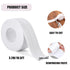 White Caulk Tape Self Adhesive - Waterproof Toilet Caulk Strip - Toilet Sealer Around Toilet Base - Caulking Tape for Bathroom, Bathtub, Floor Wal...