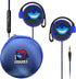 Earbuds Set with Case for Kids for School, Wired Over-Ear 3.5mm Headphones for Phone and PC, Wrap Around Ear Buds with Earhook for Kids 3-8, Comfo...