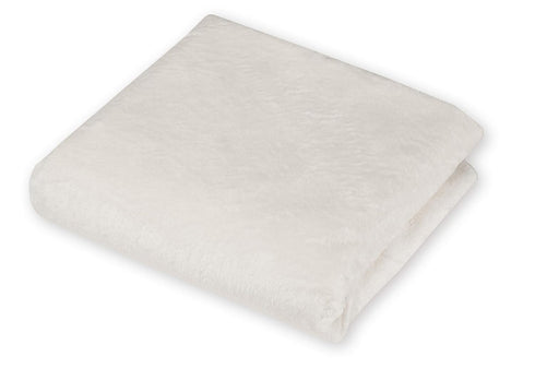 American Baby Company Heavenly Soft Chenille Fitted Crib Sheet 28" x 52", Warm and Cozy Neutral Chenille Sheet, Ivory, for Boys and Girls, Fits Cr...